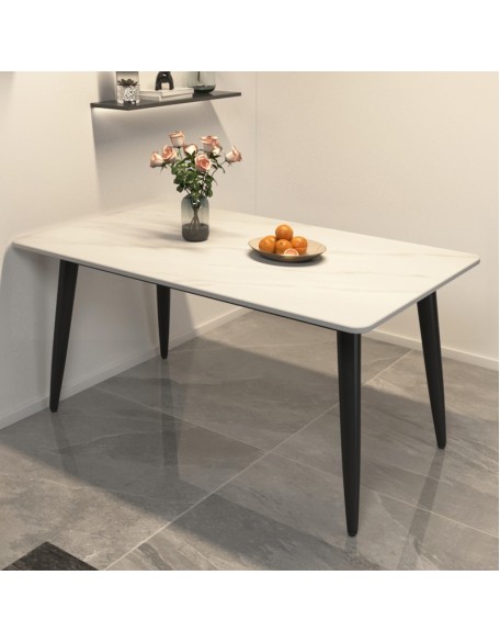 Household small household thickening dining table modern simple light luxury table
