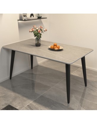 Household small household thickening dining table modern simple light luxury table